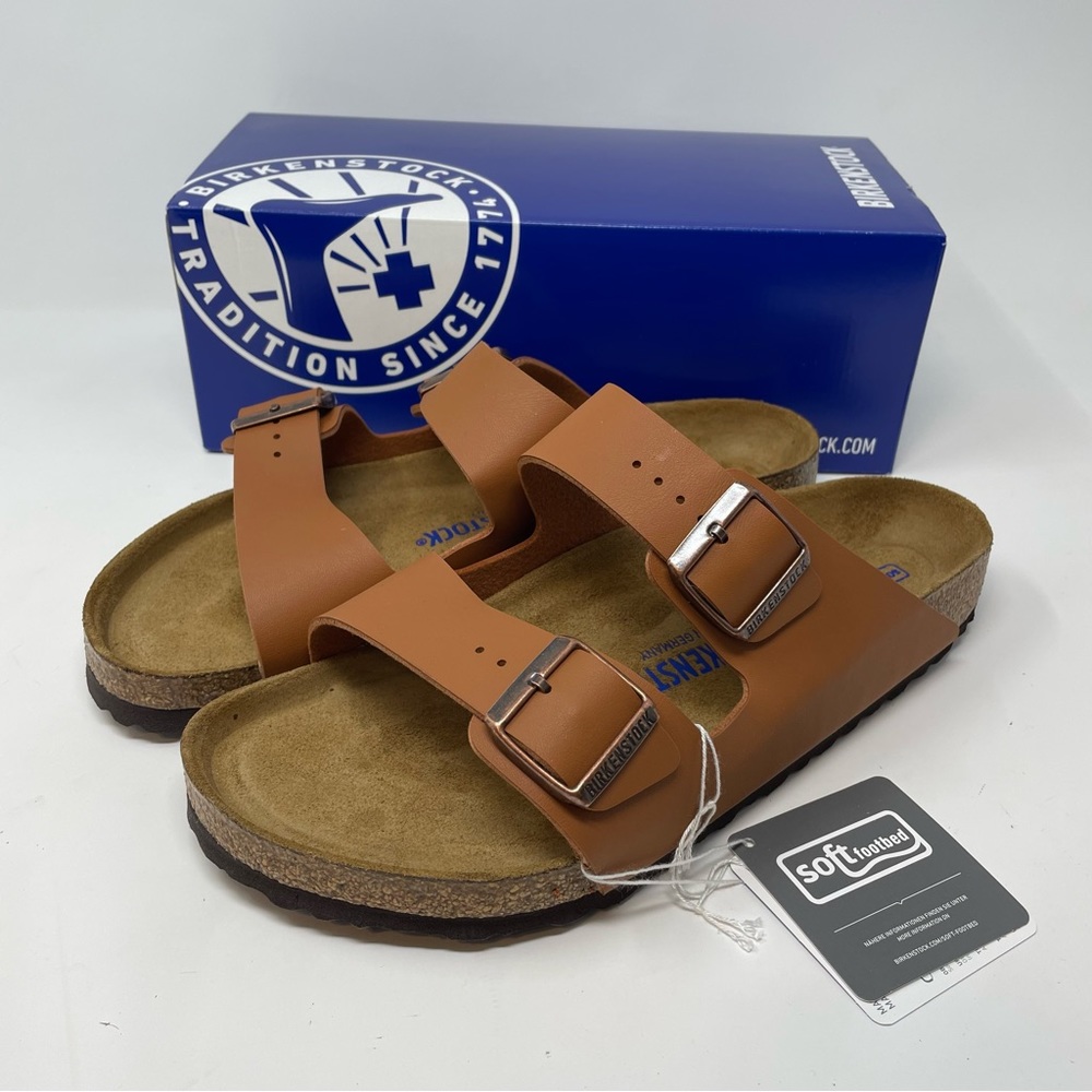 Birkenstock Arizona BS Ginger Brown Soft Footbed Sandals NWT Size 42 (Men’s 9)